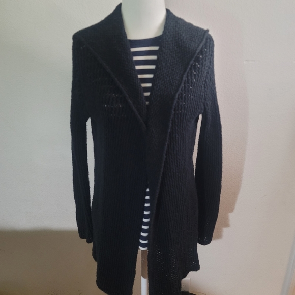 James Perse Knit Cardigan Hoodie Size 3 - Picture 7 of 7